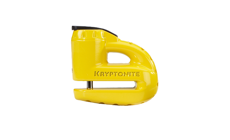 Zámek na kotouč KRYPTONITE Keeper 5-S2 Disc lock - Matte Yellow w/Reminder cable